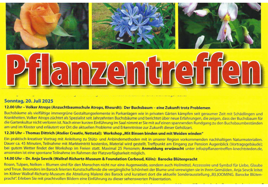 Pflanzentreffen Knechtsteden
